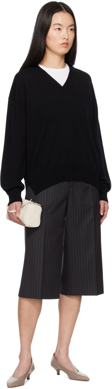 Sweater &Daughter &Daughter Tahra Cashmere V-Neck Sweater Sort | CH04632, 3