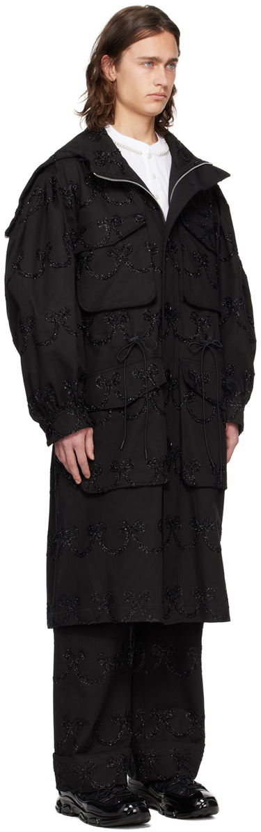 Frakker Simone Rocha Simone Rocha Embroidered Denim Coat Sort | 2048 1062, 1