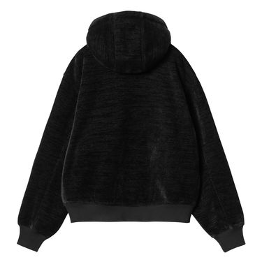 Sweatshirt Carhartt WIP Active Fleece Zip-Up Hoodie Sort | I033905_8, 6