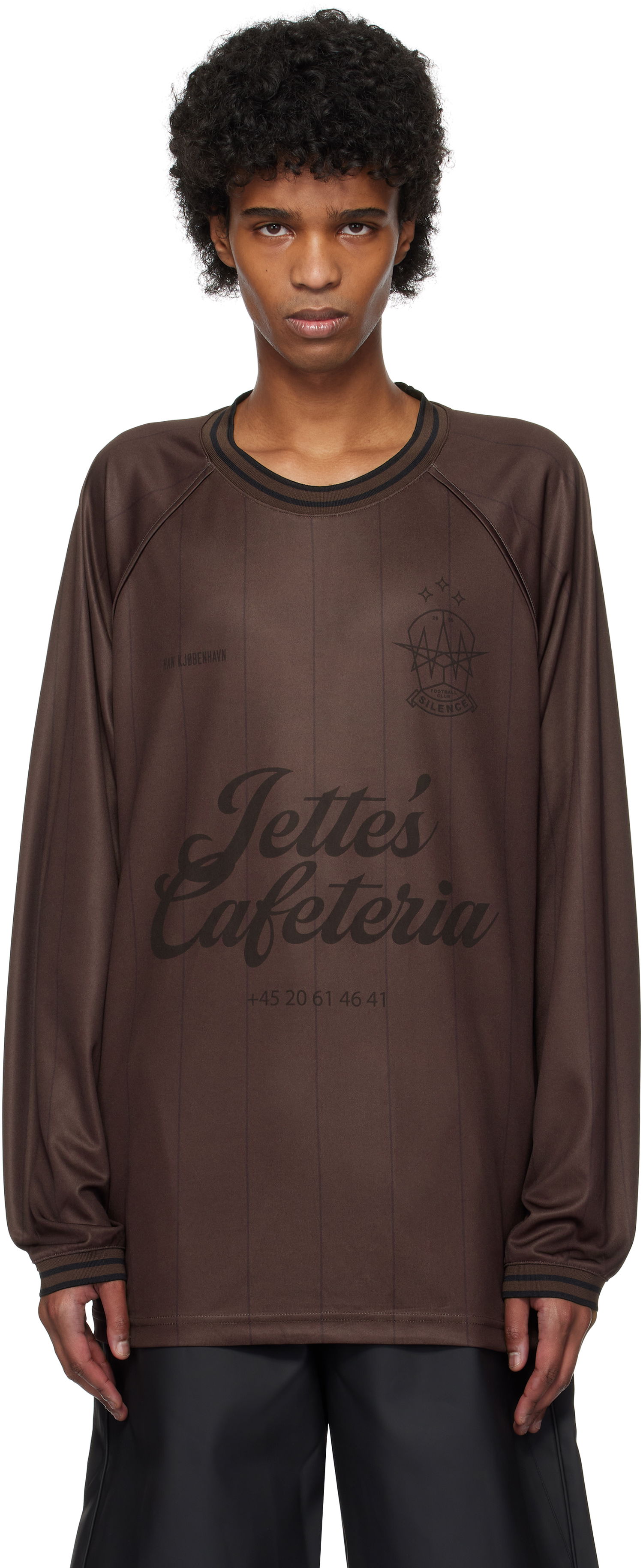 Jersey Han Kjøbenhavn Han Kjobenhavn Logo Football Long Sleeve T-Shirt Brun | M-134406, 0