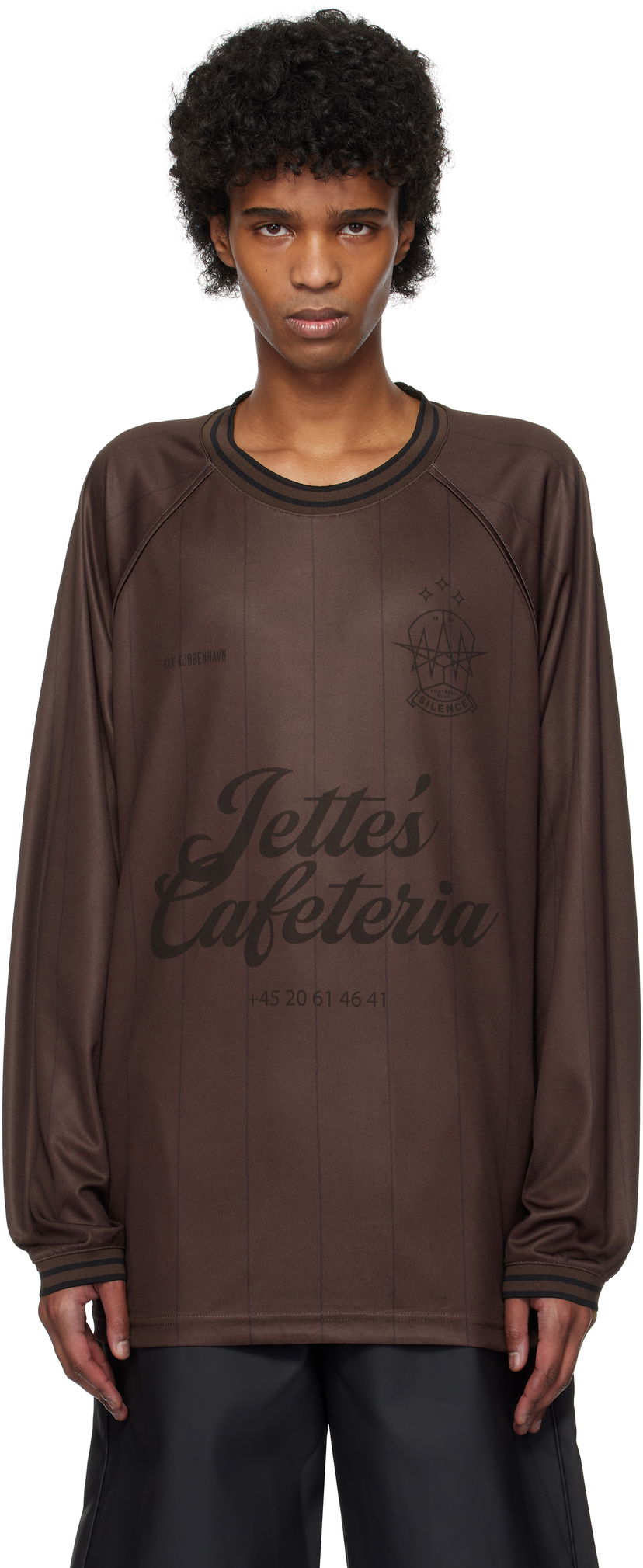 Jersey Han Kjøbenhavn Han Kjobenhavn Logo Football Long Sleeve T-Shirt Brun | M-134406