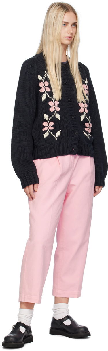 Bukser YMC Market Pleated Trousers Lyserød | Q4WMB, 3