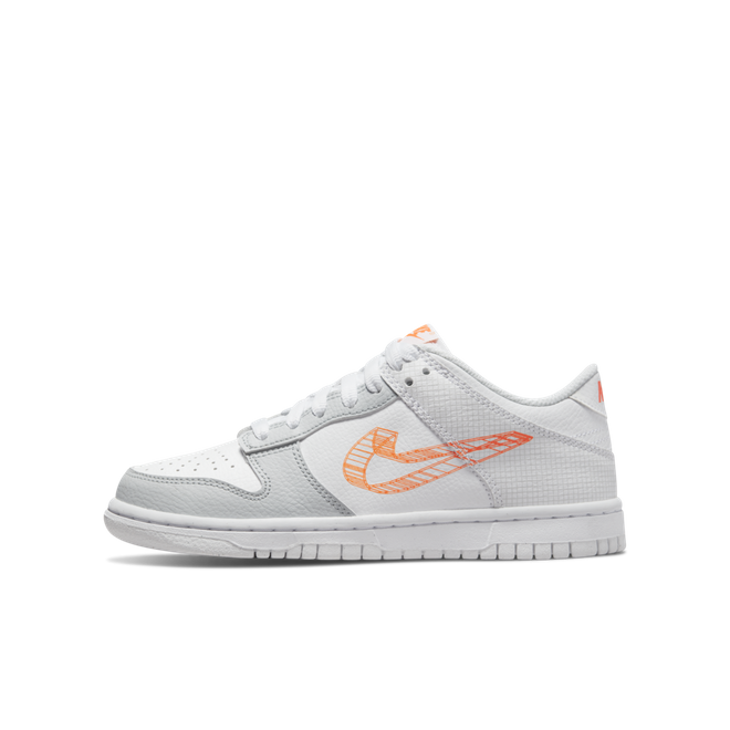 Sneakers og sko Nike Dunk Low SE "3D Swoosh" GS Grå | DR0171-100, 0
