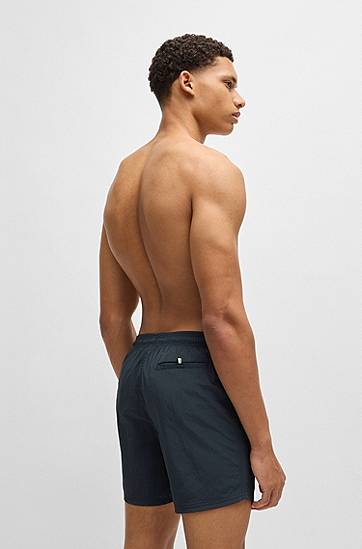 Badetøj BOSS BOSS Quick-Drying Swim Shorts with Contrast Logo Sort | 50514502, 1