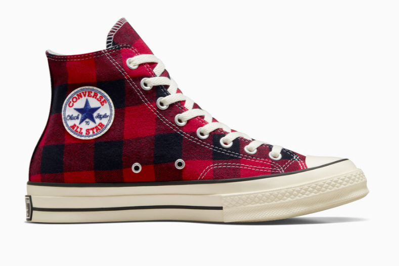 Sneakers og sko Converse Chuck 70 Upcycled High Top "Red/Black" Flerfarvet | A05312C, 0