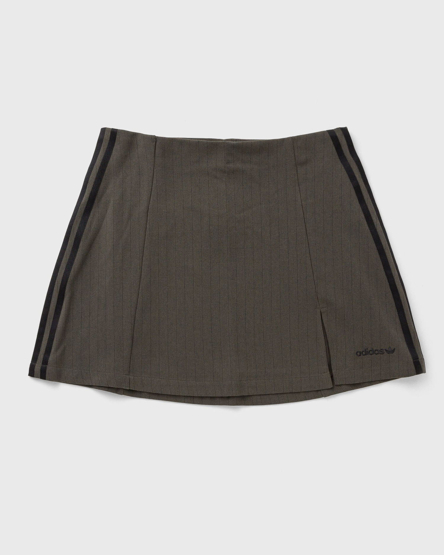 Nederdel adidas Originals Pinstripe Mini Skirt Grøn | JY3516, 1