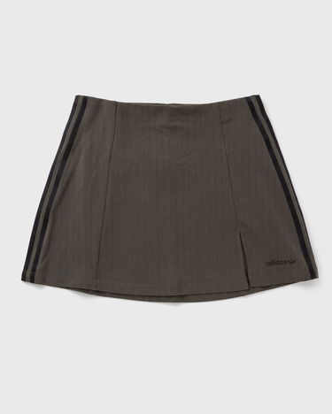 Nederdel adidas Originals Pinstripe Mini Skirt Grøn | JY3516, 1