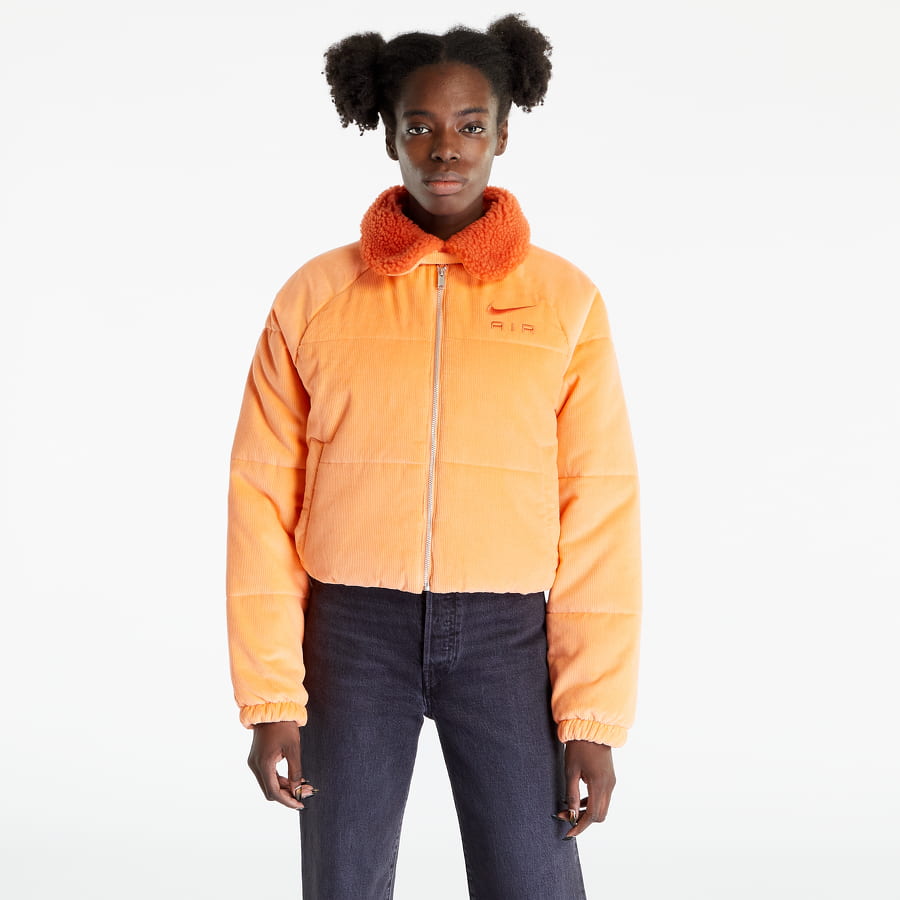 Puffer jakke Nike Air Therma-FIT Corduroy Winter Jacket Orange | DQ6930-871, 0