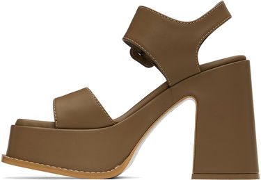 Sneakers og sko Stella McCartney Skyla Buckled Platform Sandals Brun | 810394AP0AL0, 2