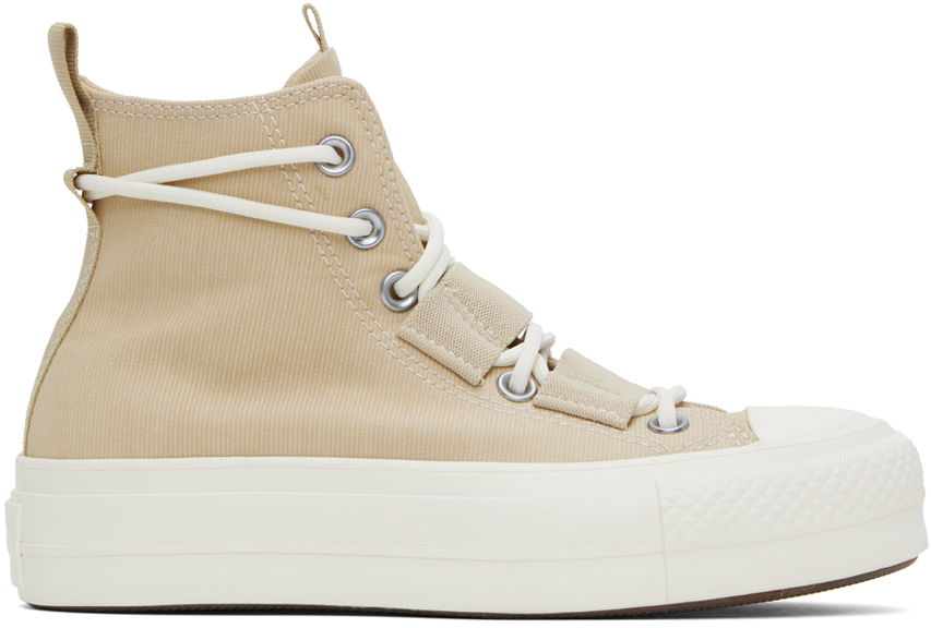 Sneakers og sko Converse Chuck Taylor All Star Lift Platform High Top Beige | A06494C, 0