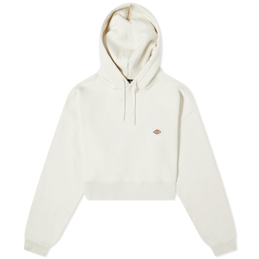 Sweatshirt Dickies Oakport Cropped Hoodie Hvid | DK0A4XJTECR1, 0