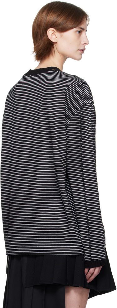 Sweater Andersson Bell Andersson Bell Kurt Striped Long Sleeve T-Shirt Sort | atb1247m, 2