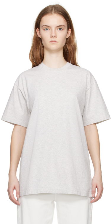 T-shirt TOTEME TOTEME Straight T-Shirt Grå | 234-WRT865-FB0092, 0