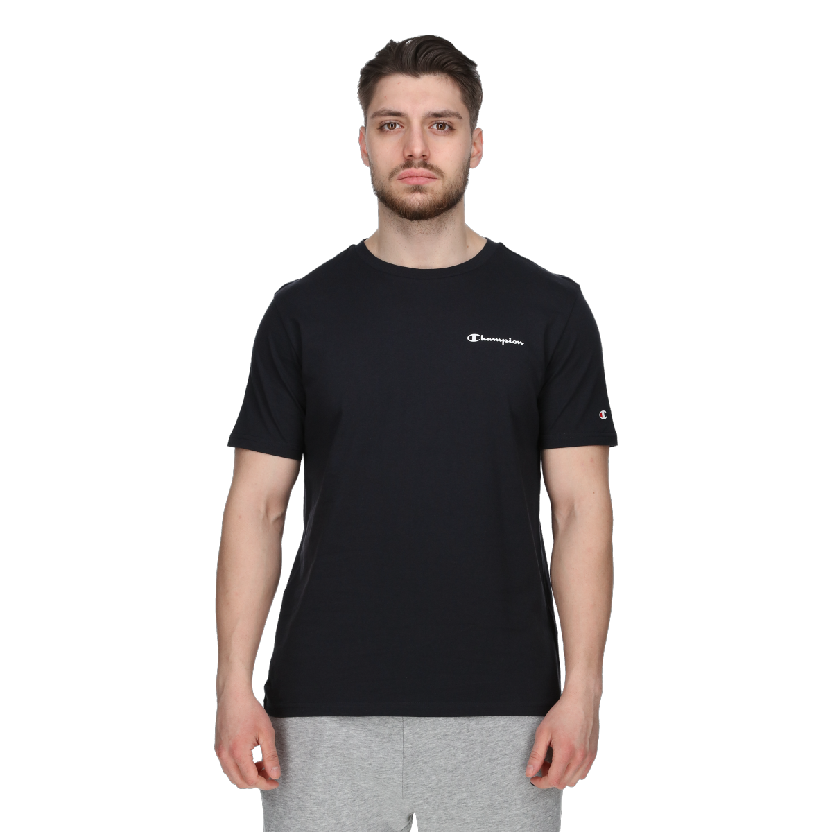 T-shirt Champion Basic T-Shirt Sort | CHA241M800-21, 0