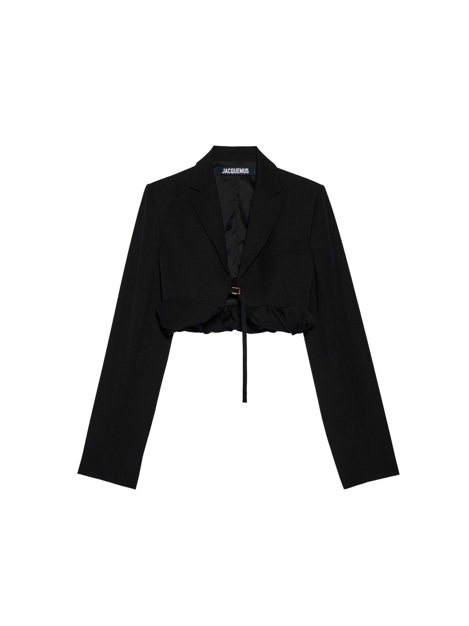 Crop top Jacquemus La Veste Croissant Sort | 233JA035-1333-990, 0