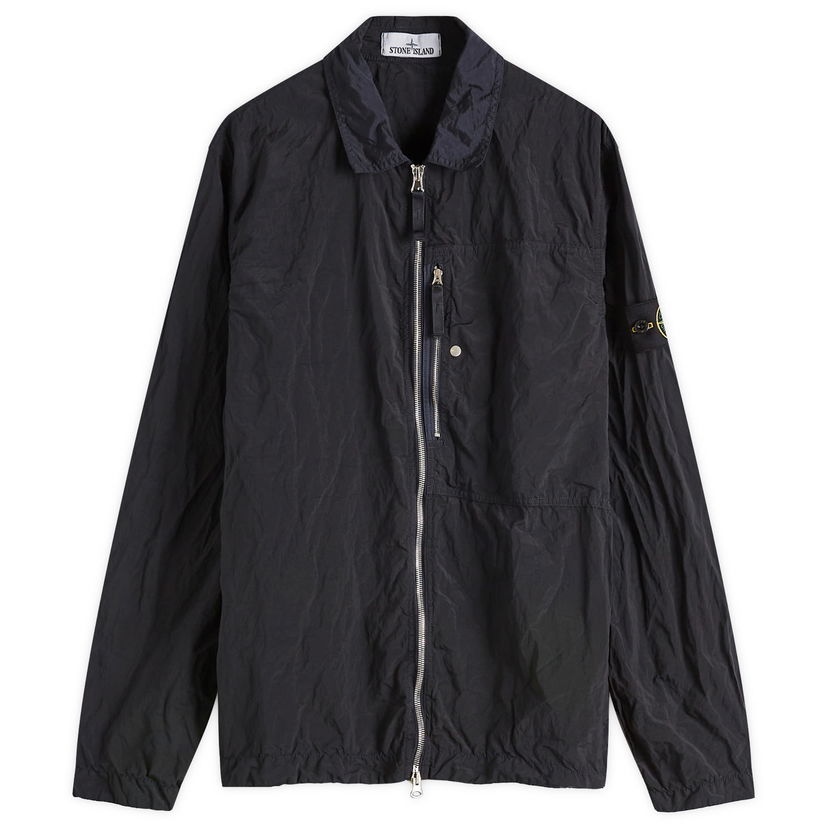Vindjakke Stone Island Stone Island Nylon Metal Shirt Jacket, Size Large Sort | K1S151200005-V0020