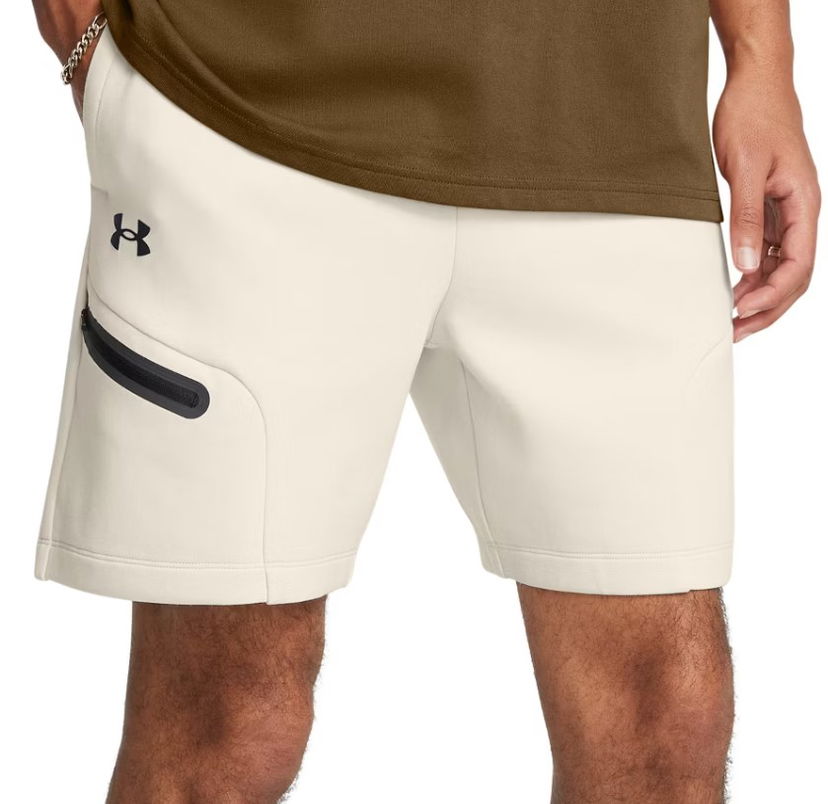 Shorts Under Armour Under Armour Unstoppable Fleece Shorts Beige | 1379809-110