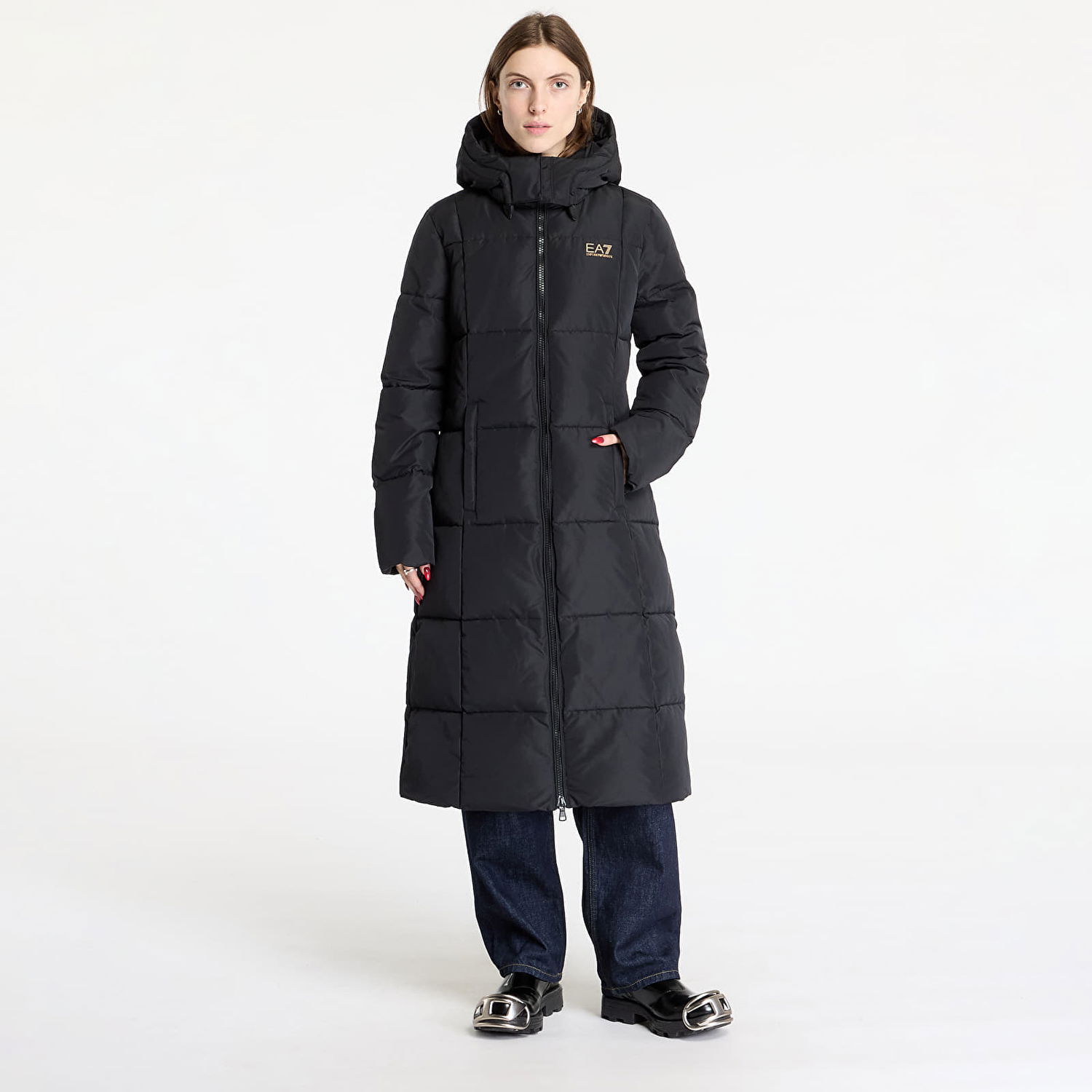 Frakker Emporio Armani Long Padded Coat Sort | 6DTL01TN8AZ0210, 0
