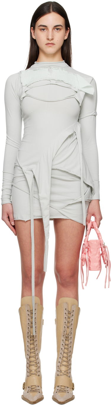 Kjole Ottolinger Ottolinger Deconstructed Longsleeve Minidress Grå | 11550141501, 0
