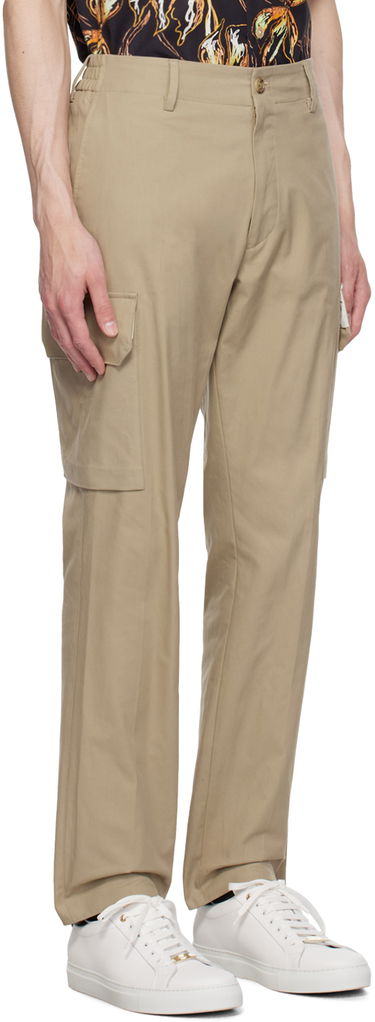 Cargo bukser Paul Smith Paul Smith Cargo Pants with Elasticized Waistband Beige | M1R-417Y-L01314, 1