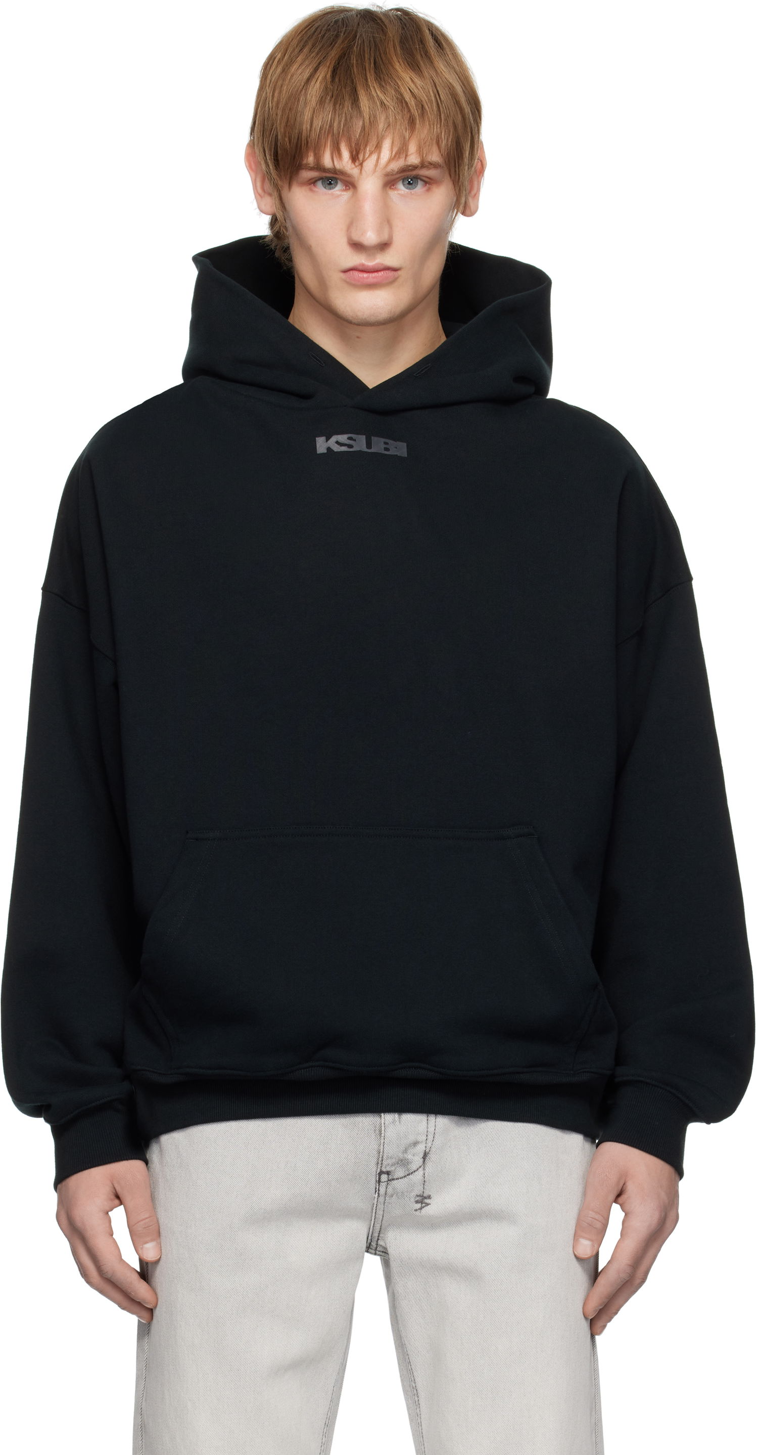 Sweatshirt Ksubi Ekcess Black Pullover Hoodie Sort | MPS25FL008, 0