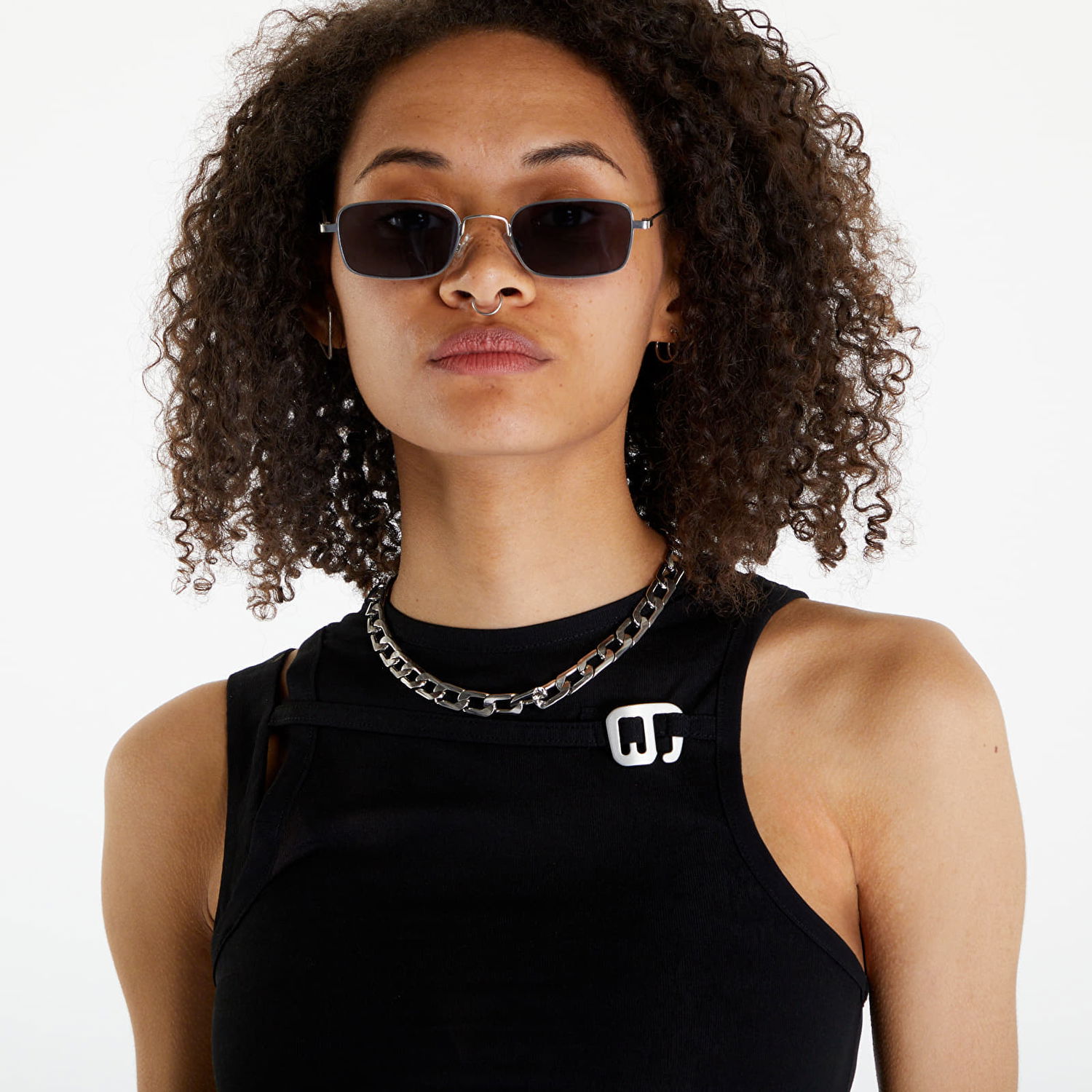 Cargo bukser HELIOT EMIL Gregaria Cutout Tank Top Sort | HE_W_13_021_C01_BLK01, 1