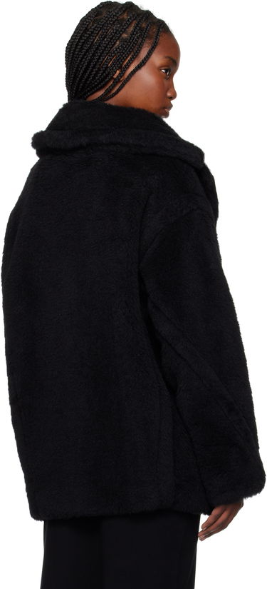 Frakker Max Mara Max Mara Fuxia Teddy Jacket Sort | 2511081041600, 2