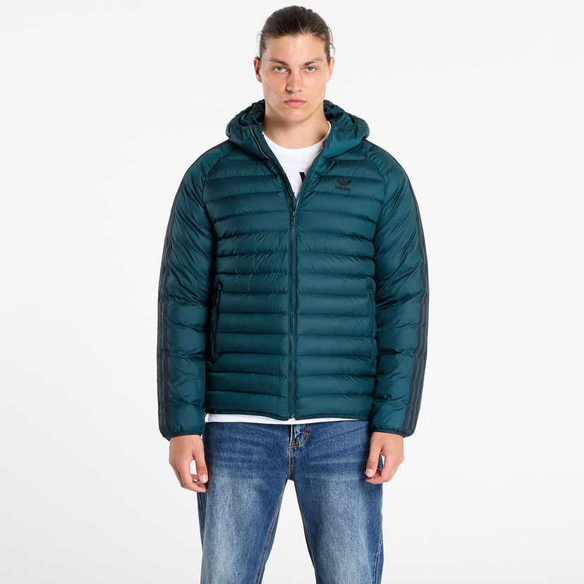 Puffer jakke adidas Originals Adidas Synthetic Hooded Jacket Grøn | JX4116
