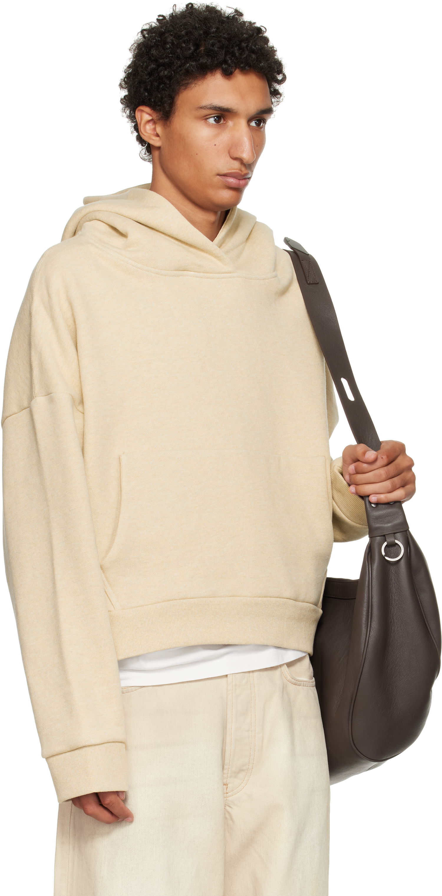 Sweatshirt Entire Studios Entire Studios Heavy Hoodie Beige | ES2125TP, 1