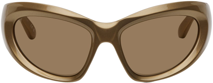 Solbriller Balenciaga Cat-Eye Sunglasses Beige | BB0228S, 0