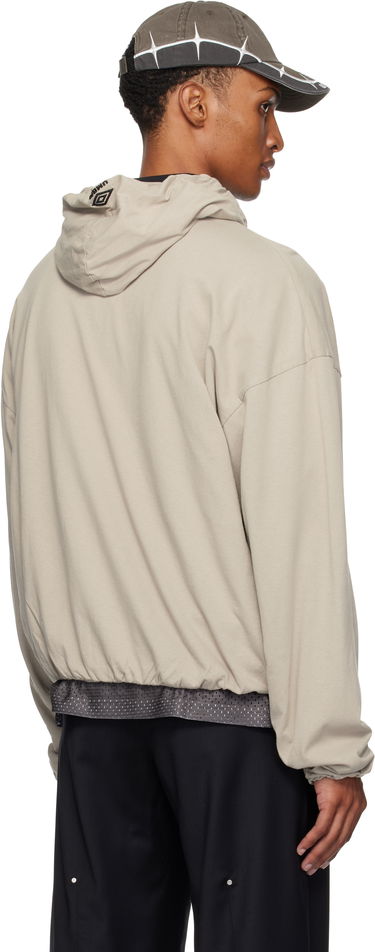 Sweatshirt Umbro Umbro Crest Jersey Hoodie Beige | UBMW0245JY61, 2