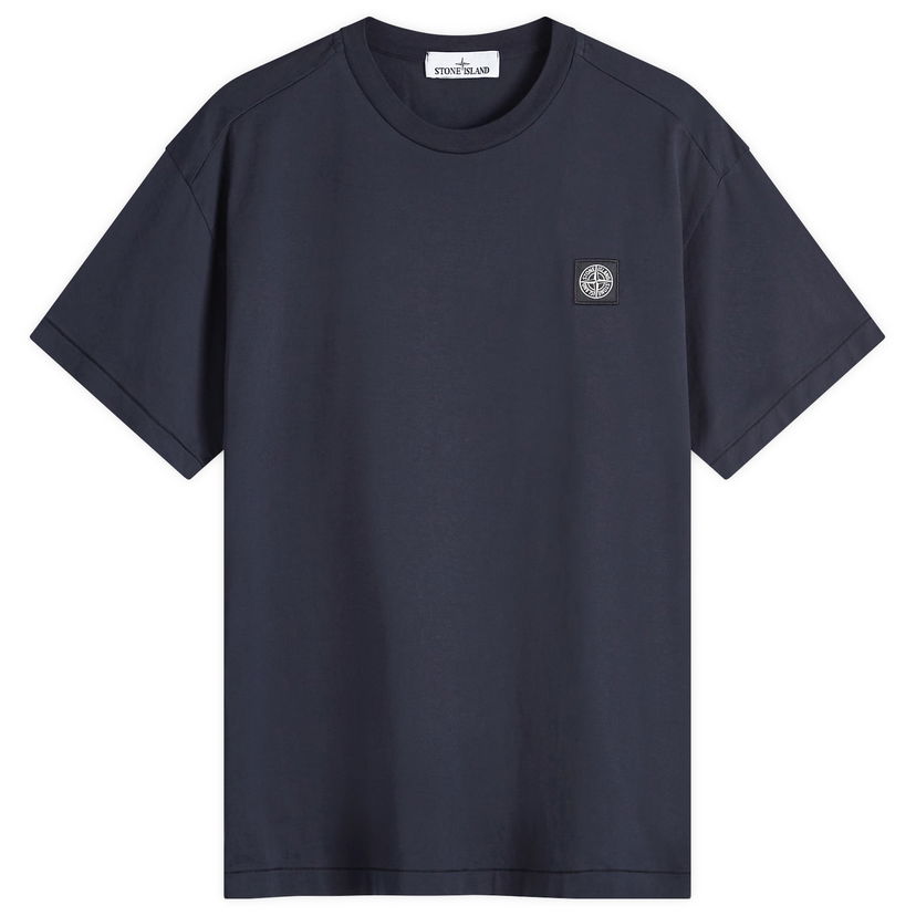 T-shirt Stone Island Patch T-Shirt Mørkeblå | 811524113-A0020