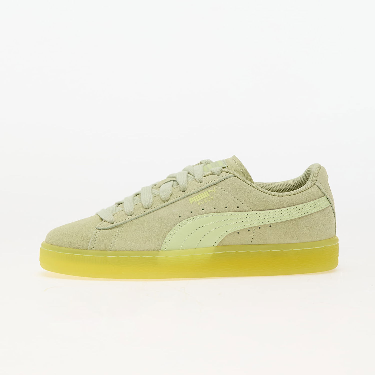 Sneakers og sko Puma Suede Classic Translucent Women Gul | 398818-02, 0
