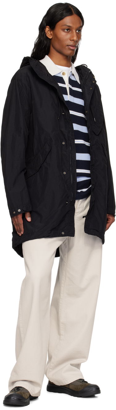 Vindjakke C.P. Company C.P. Company Flatt Nylon Goggle Fishtail Parka Sort | 18CMOW064A-005991G, 3