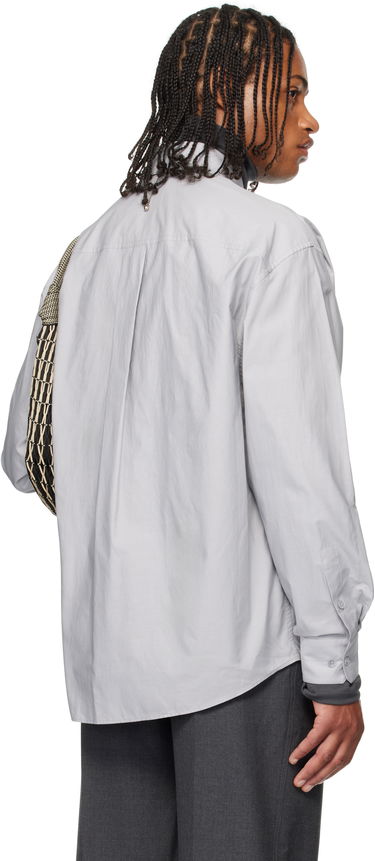 Skjorte LEMAIRE Regular Fit Long Sleeve Button-Up Shirt Grå | SH1201 LF1500, 2