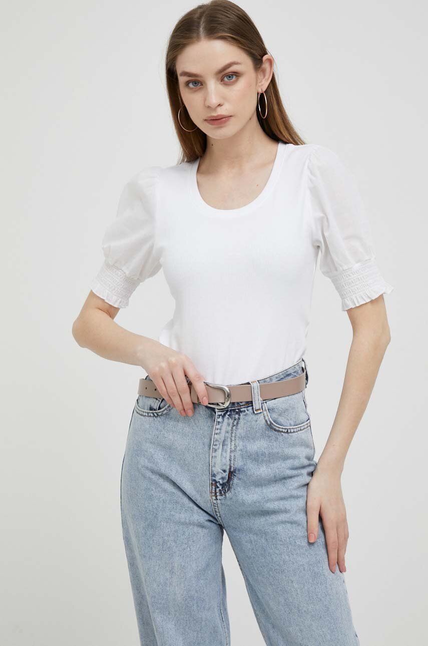 T-shirt DKNY Top Hvid | E3DHUSPQ, 0