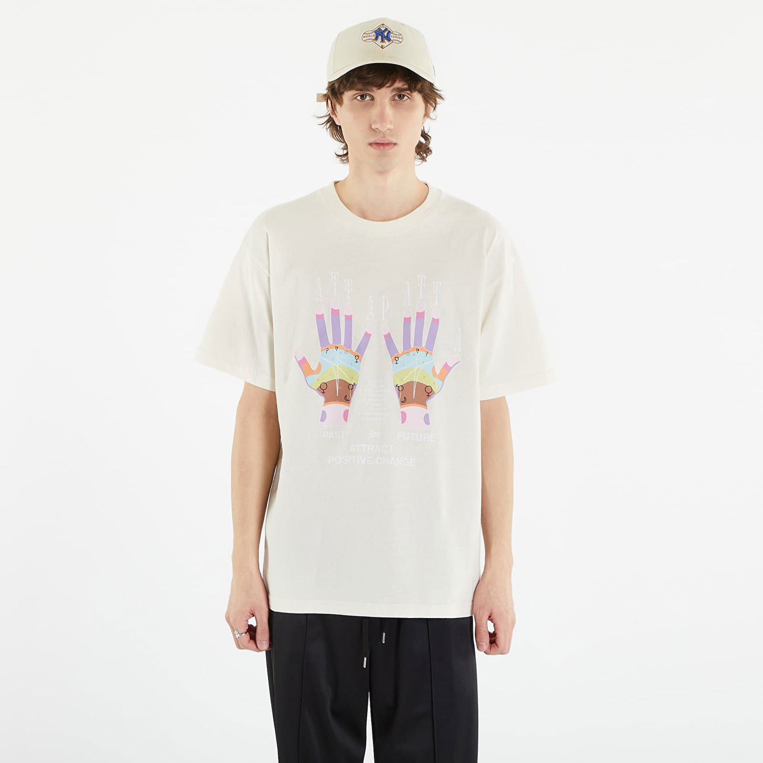 T-shirt Patta Palmistry T-Shirt Beige | POC-SS23-PALMISTRY-TS-002, 1