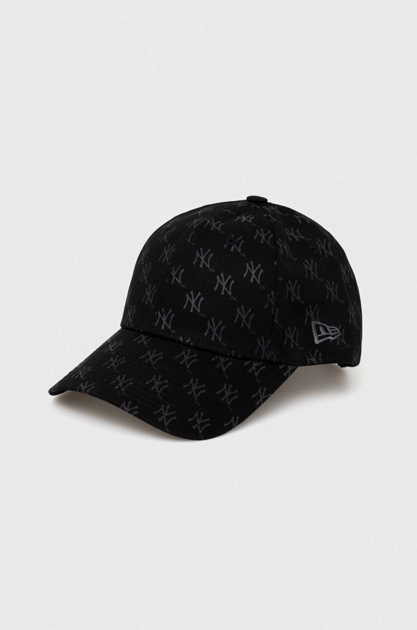 Kasket New Era New York Yankees Monogram 9FORTY Cap Sort | 60357965.BLKBLK, 0