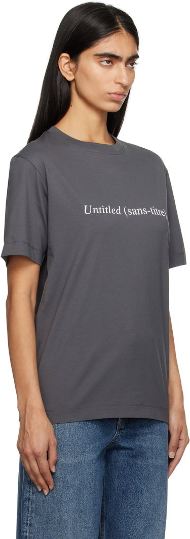 T-shirt Études Études Untitled Regular Fit T-Shirt Grå | H24MMTSH121-95, 1