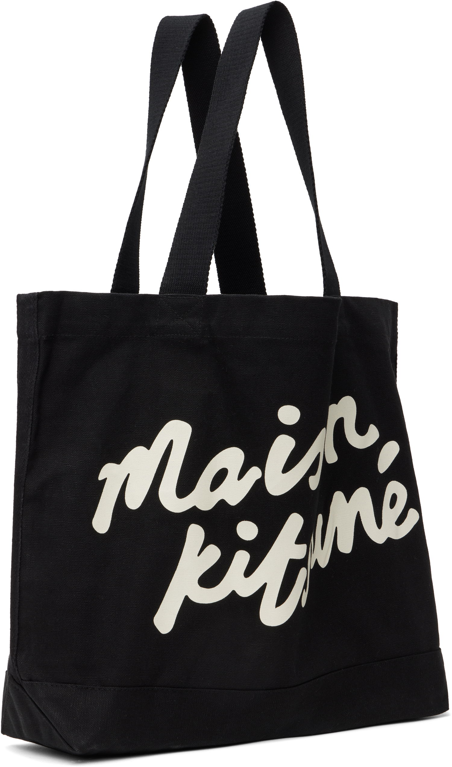 Mulepose MAISON KITSUNÉ Maison Kitsuné Handwriting Tote Bag Sort | OW05124WW9042, 1