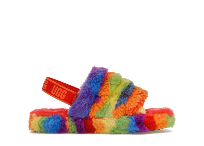 Sneakers og sko UGG UGG Fluff Yeah Slide Flerfarvet | 1119840K-RSTR, 0