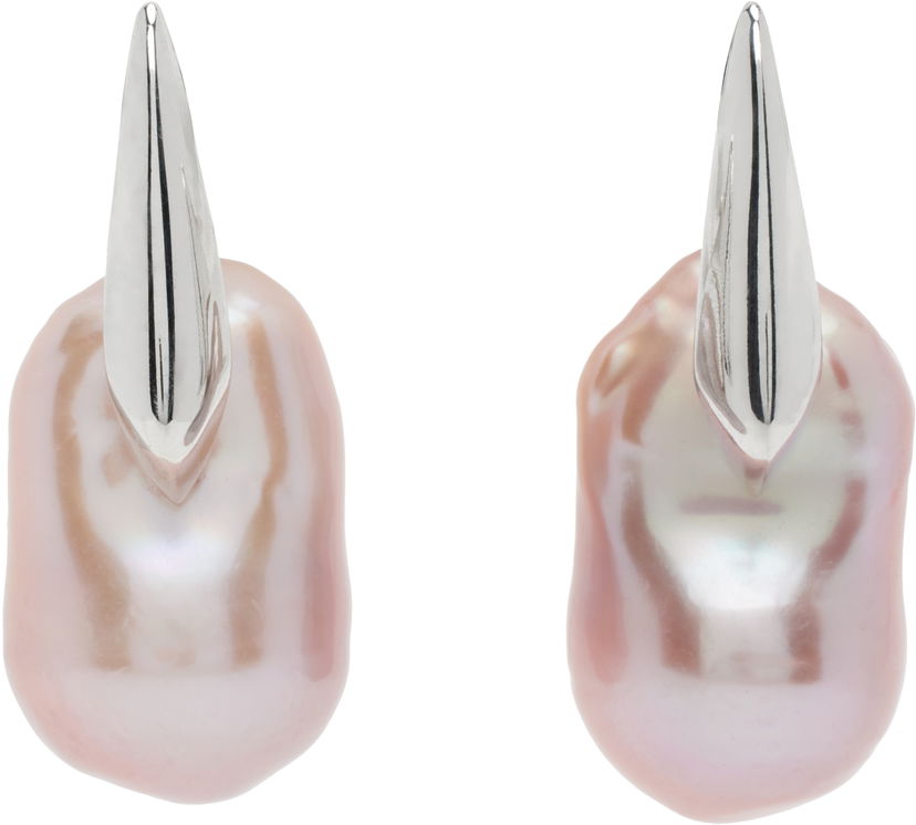 Øreringe Bottega Veneta Small Pearl Earrings Lyserød | 814916 V721C
