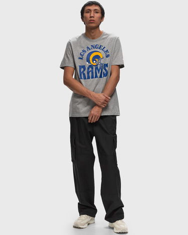 T-shirt Nike Angeles Rams Essential Cotton T-Shirt Los Angeles Rams Print Short Sleeve Grå | N199-06G-9TV-NVA, 1