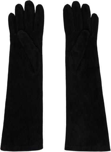 Handsker Max Mara Afideesuede Long Gloves Sort | 2524566013600, 1