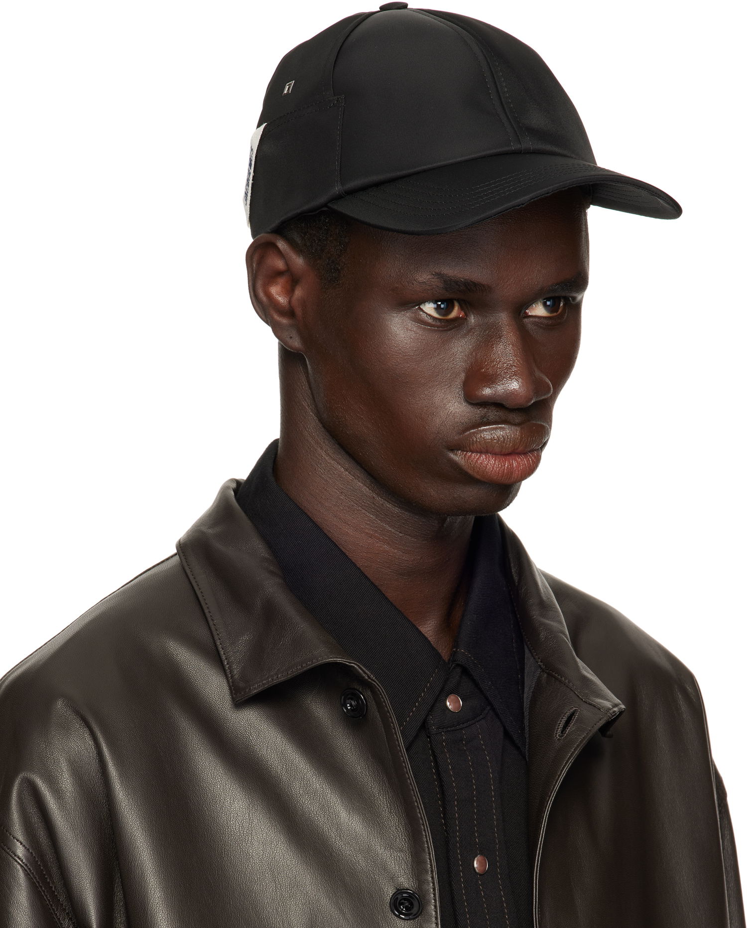 Kasket Jacquemus Jacquemus Ovalie Baseball Cap Sort | 24H246AC667-3138, 1
