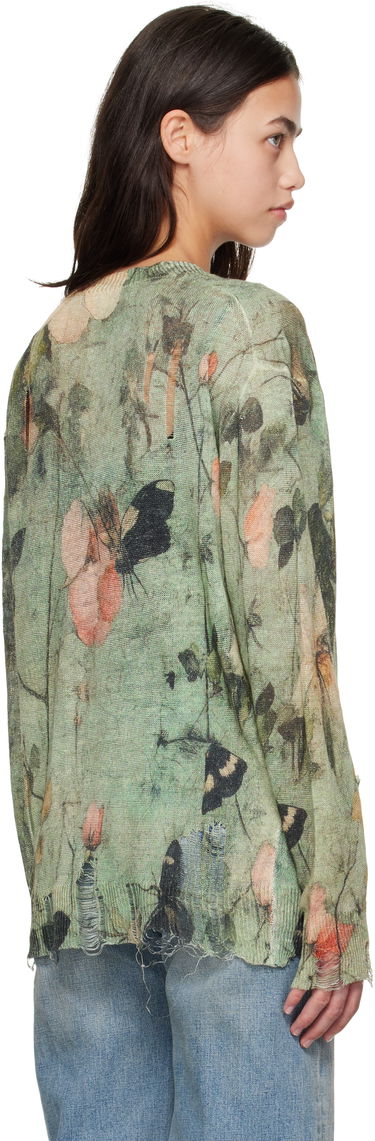 Sweater R13 R13 Boyfriend Floral Cardigan Grøn | R13WY200-Y227A, 2