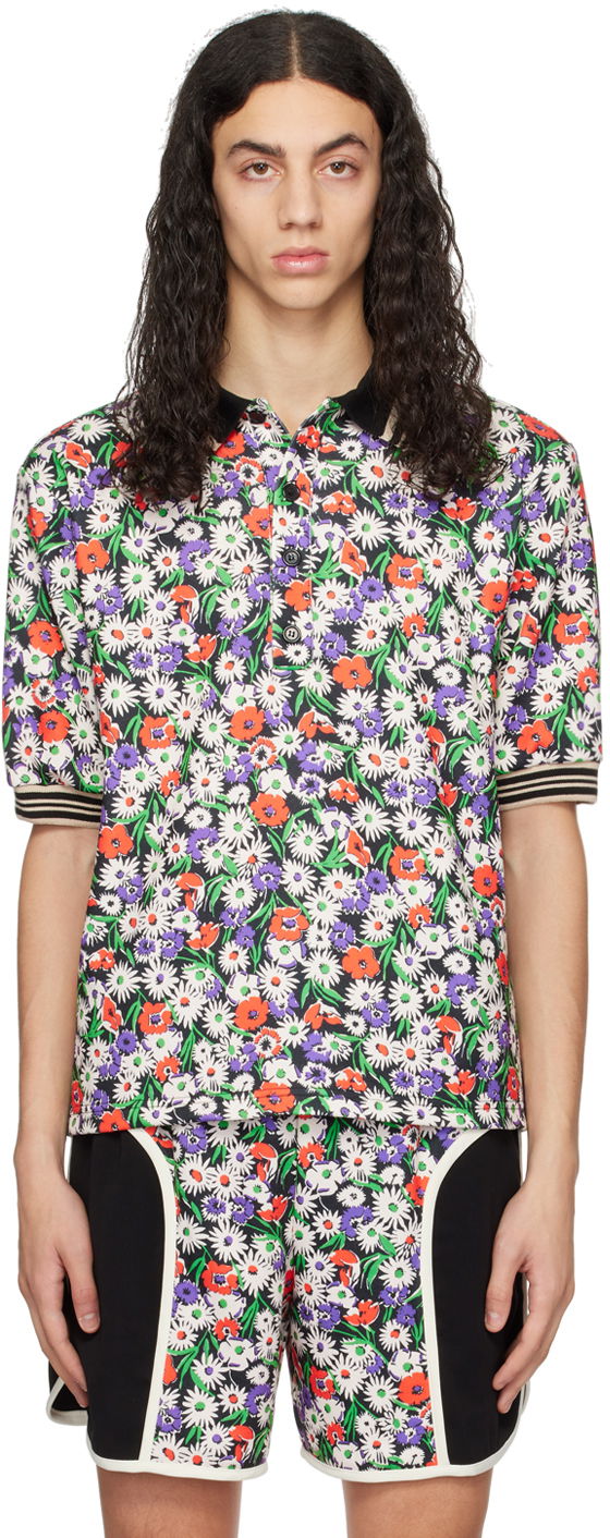 Polo skjorte Anna Sui Anna Sui Daisies Polo Flerfarvet | M1023A21