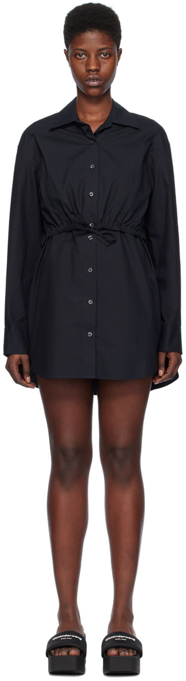 Kjole Alexander Wang Layered Shirt Dress Sort | 4WC1246245, 0