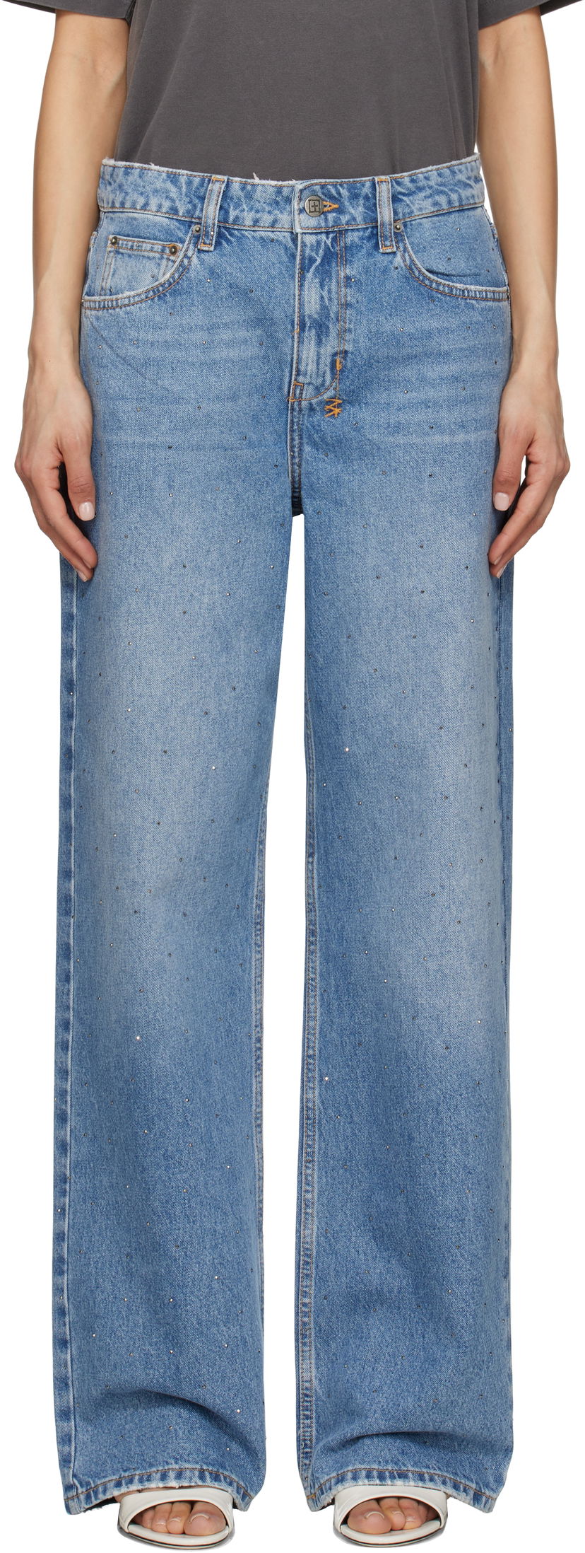 Jeans Ksubi Ksubi Low Rider Krystal Komet Jeans Blå | WSP25DJ011