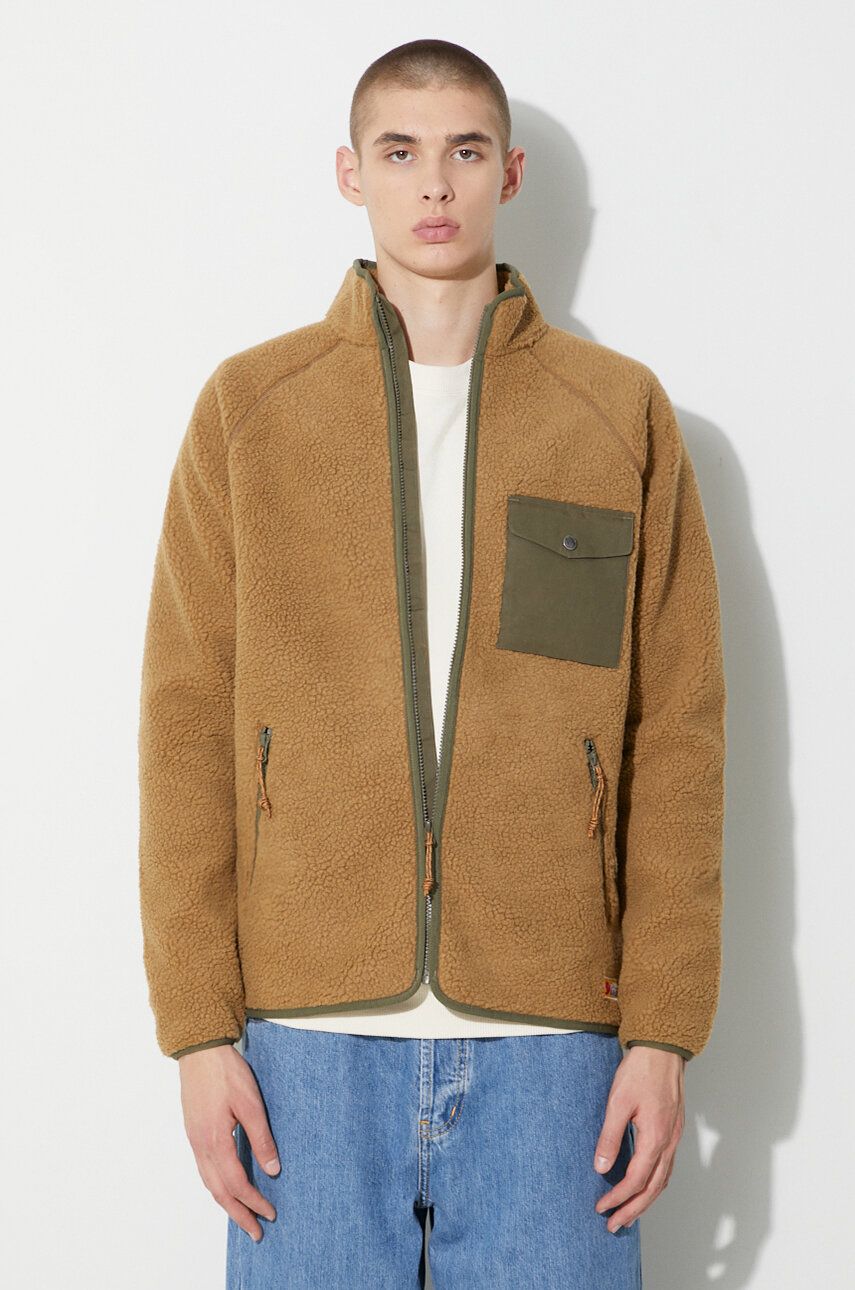 Bomberjakke FJÄLLRÄVEN Pile Fleece Jacket Brun | F84158.232.625, 0